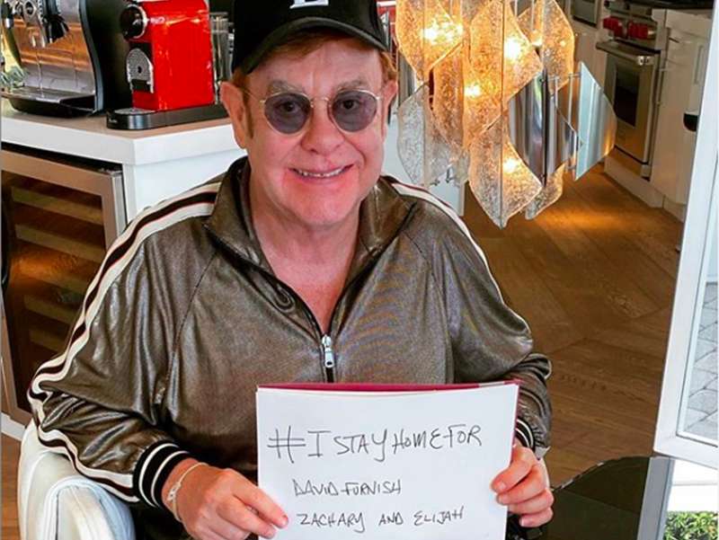Elton John to host ‘living room’ gig with Billie Eilish and Mariah Carey